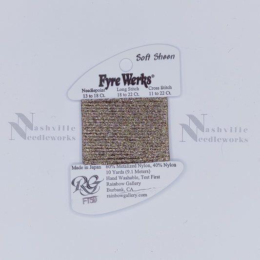 Fyre Werks Soft Sheen FT50 Old Brass