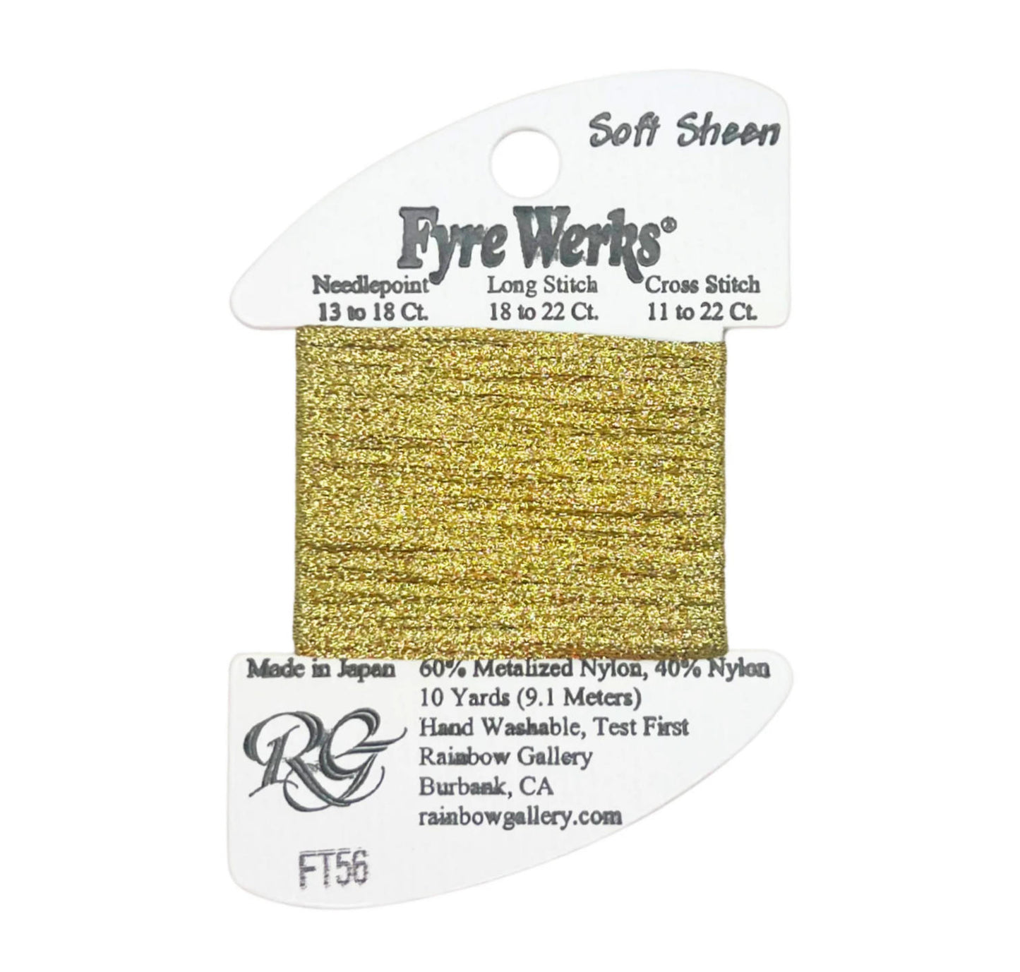 Fyre Werks Soft Sheen FT56 Vintage Gold