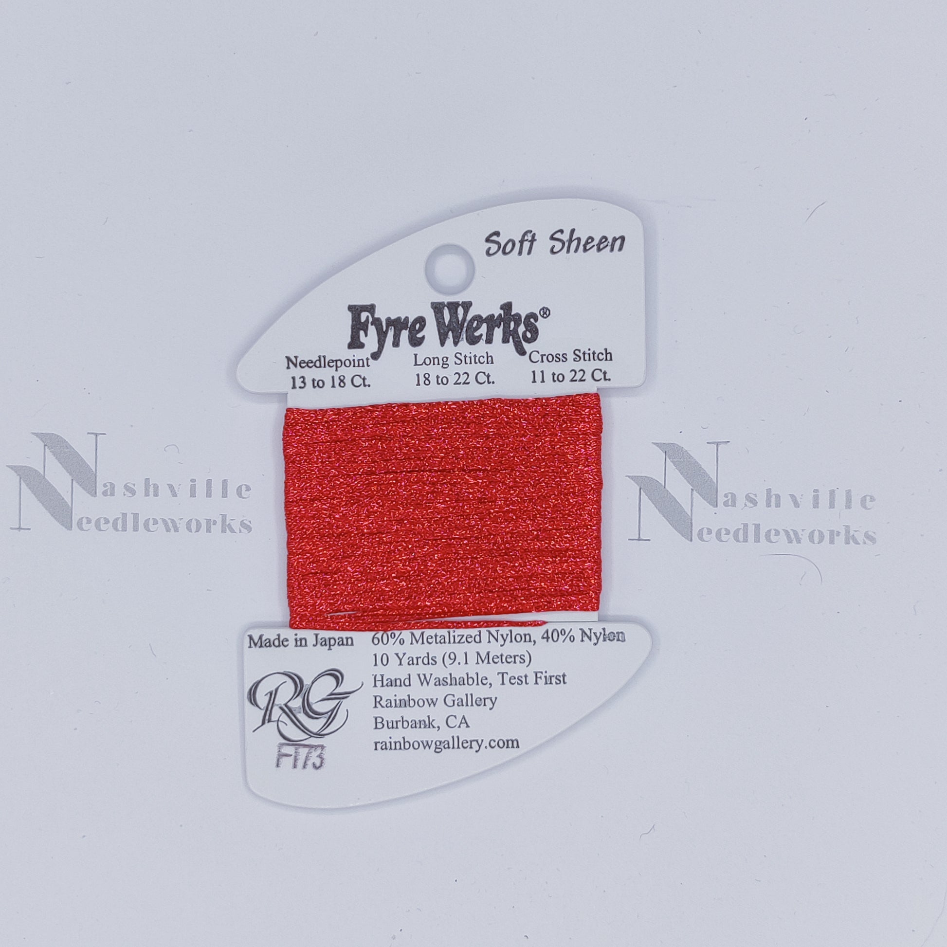 Fyre Werks Soft Sheen FT73 Christmas Red
