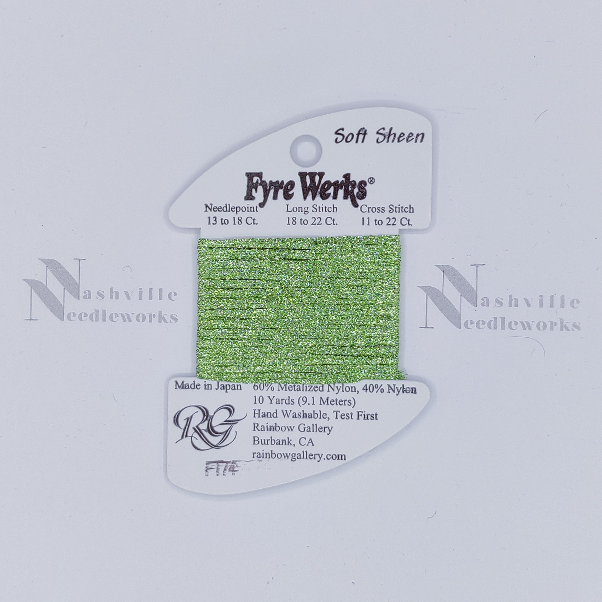 Fyre Werks Soft Sheen FT74 Jade