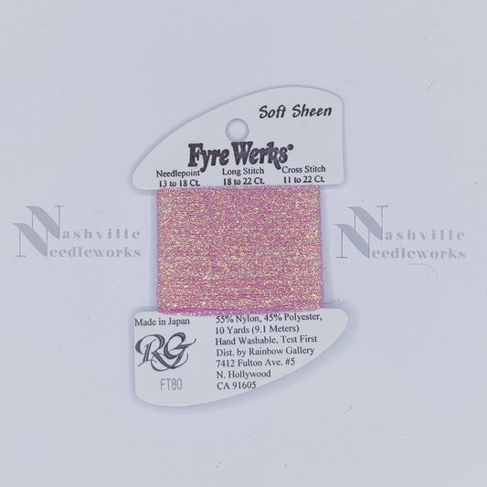 Fyre Werks Soft Sheen FT80 Pink Pearl