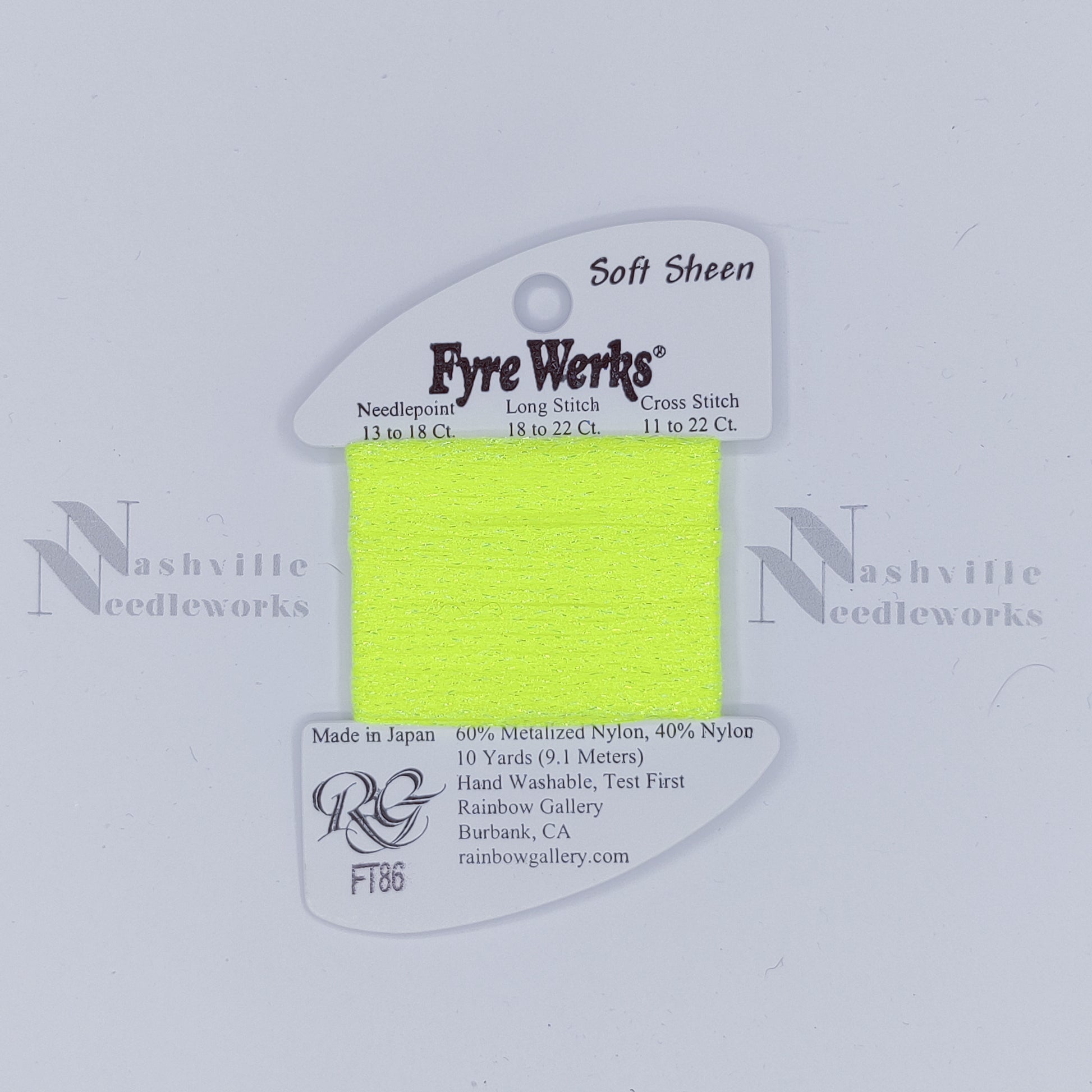 Fyre Werks Soft Sheen FT86 Sharp Green