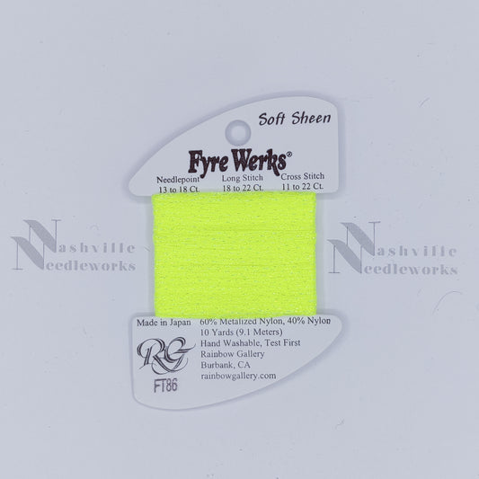 Fyre Werks Soft Sheen FT86 Sharp Green