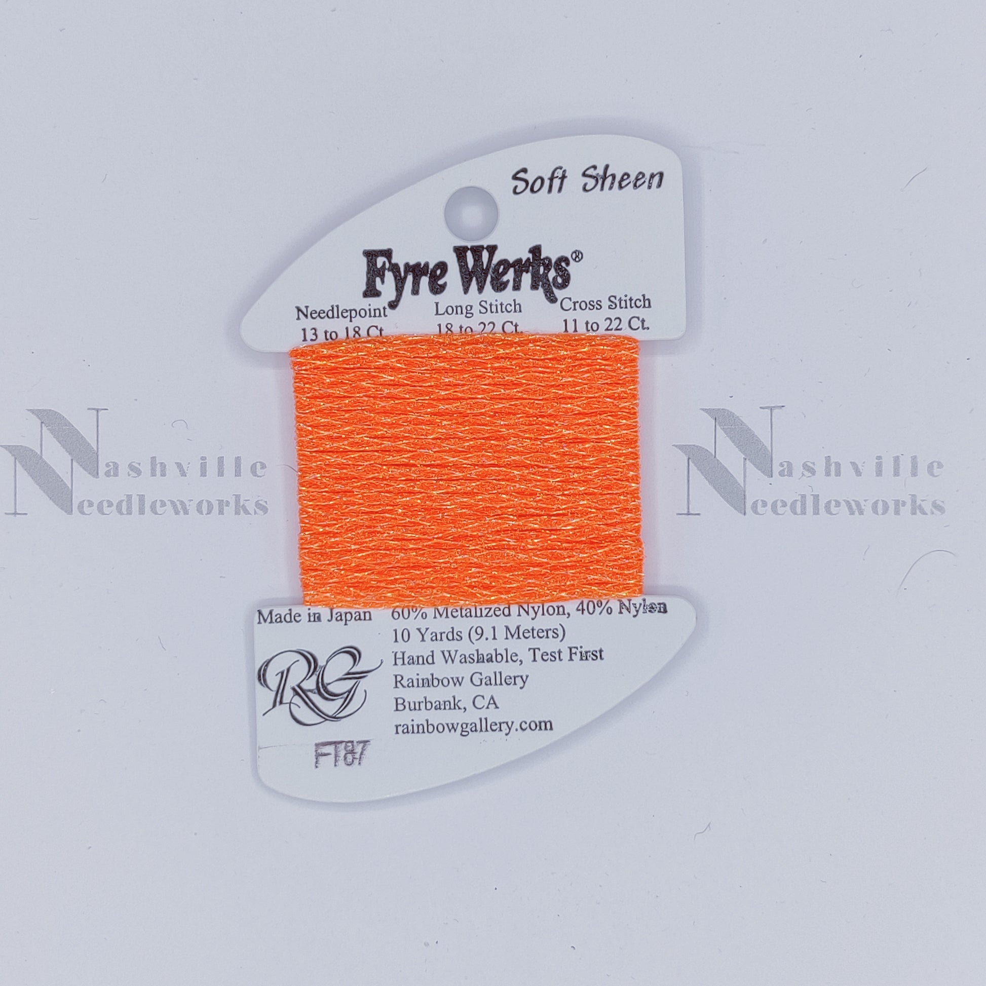 Fyre Werks Soft Sheen FT87 Vibrant Orange