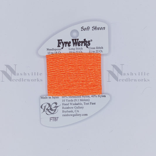 Fyre Werks Soft Sheen FT87 Vibrant Orange