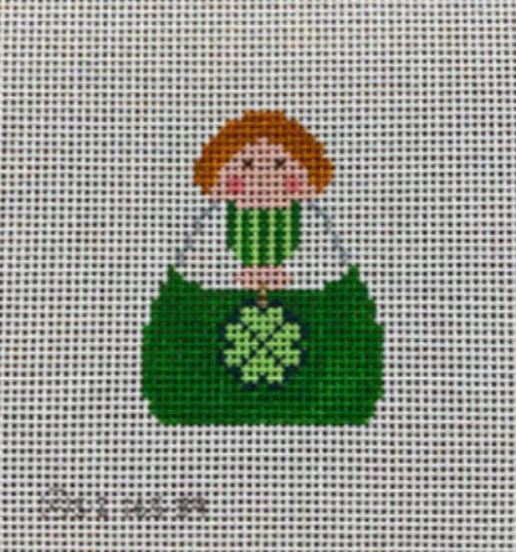 KCN SI165-39TS GreenAngelwithShamrock