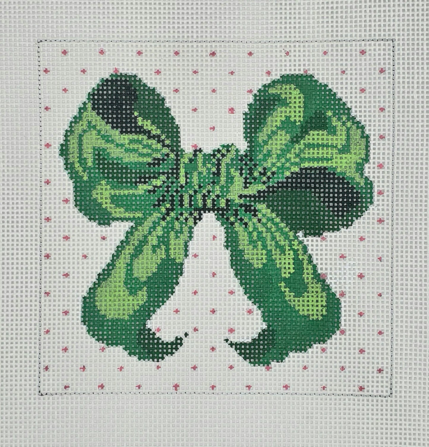 The Collection Designs KB-18B 
Green Bow Square