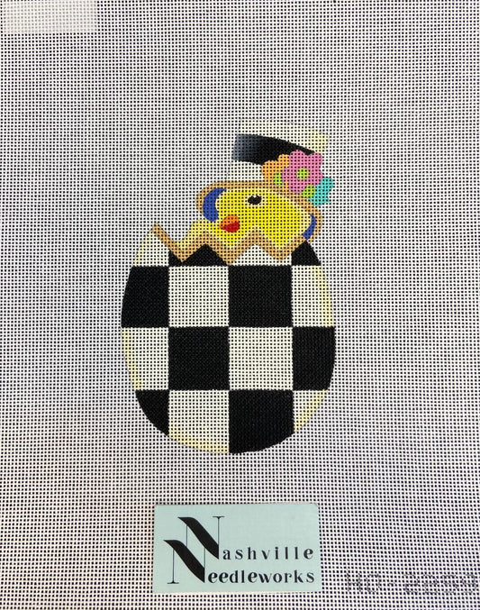 Raymond Crawford Checked Egg with Chick HO-2259