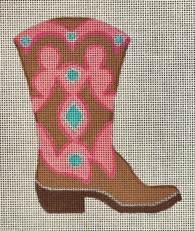 Raymond Crawford Cowboy Boot Ornament Pink HO-2165