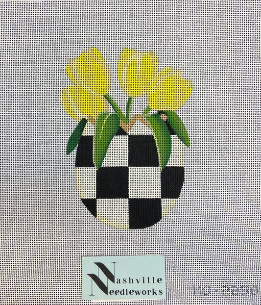 Raymond Crawford HO-2258 Yellow Tulips in Egg