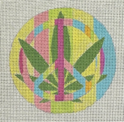 Raymond Crawford Peace Cannabis Ornament HO2504