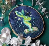 Hare of Glyphs, Fine Frog Stitchingchart