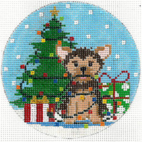TheMeredithCollection XO-310y HolidayPoochYorkie