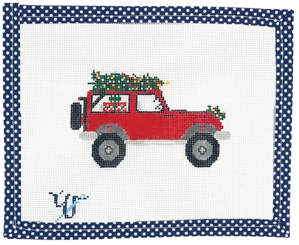 Wipstitch Needleworks Holiday Jeep 
WS-43