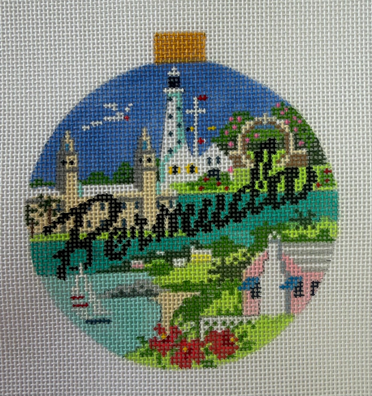Bradley Needlepoint Company
Bermuda Travel Round
KB1672