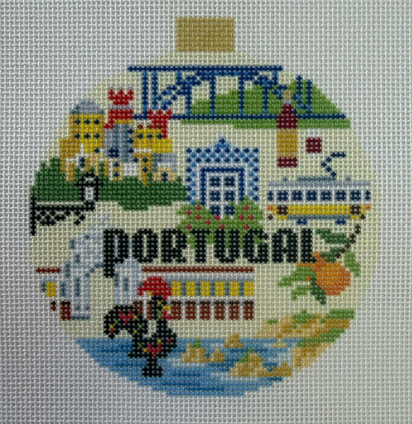 Bradley Needlepoint Company
Portugal Travel Round
KB1690