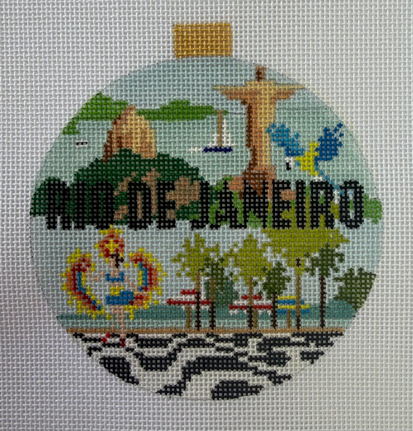 Bradley Needlepoint Company
Rio de Janeiro Travel Round
KB1692