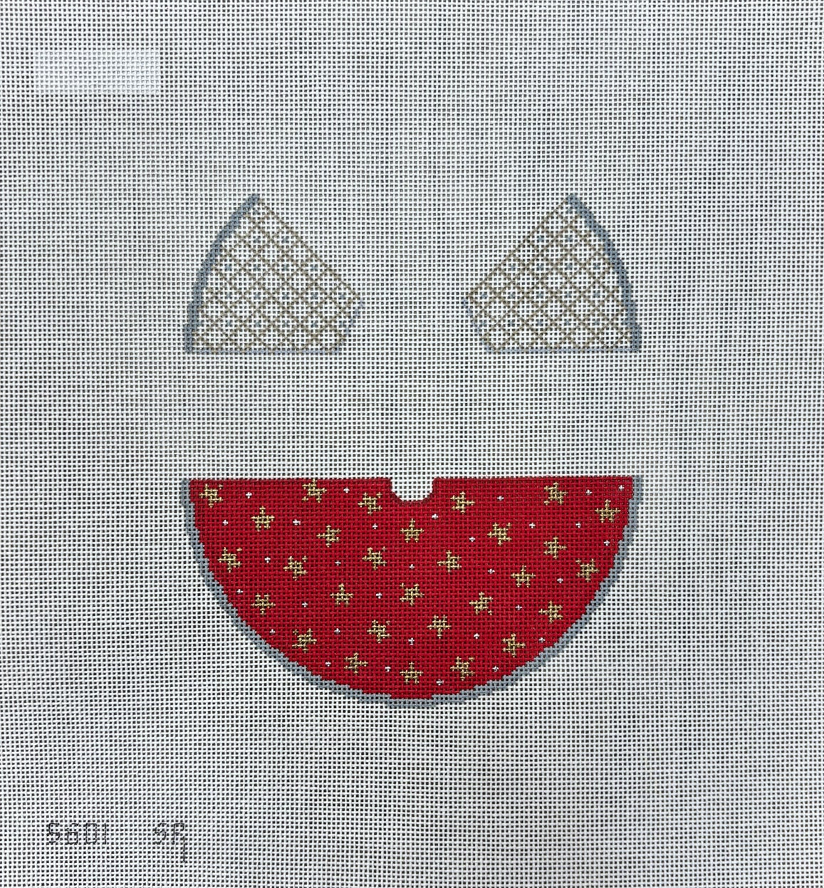 SusanRoberts 5601 3DAngel,Red w/GoldStars