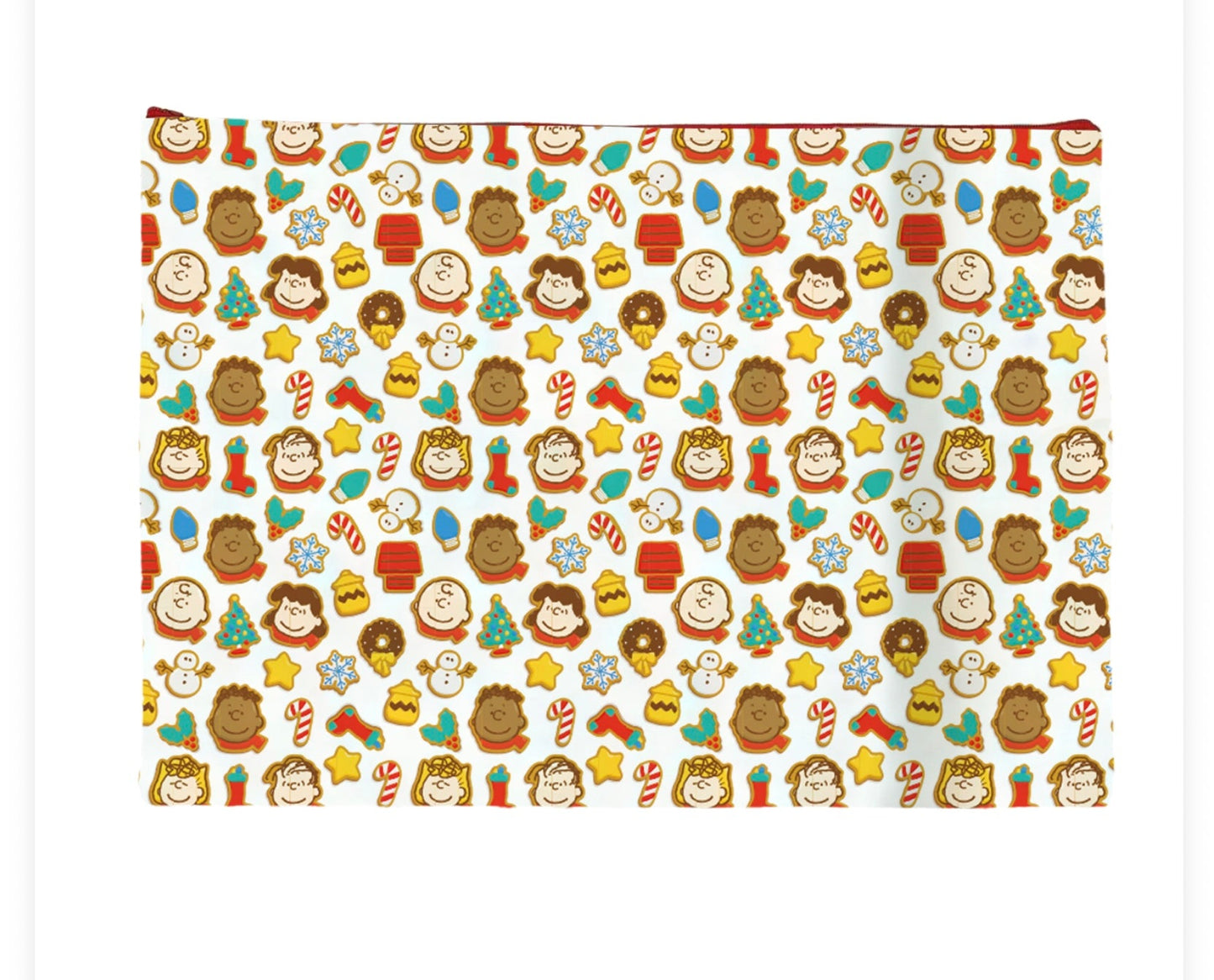 PEANUTS Gingerbread Cookie, Medium Woven Project Bag