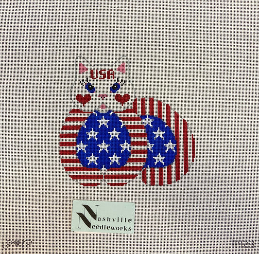 JP Needlepoint USA Cat 
A423