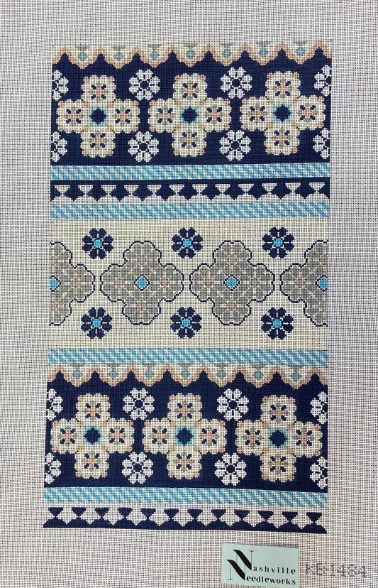 Bradley Needlepoint Tri-Fold Clutch 
KB-1484