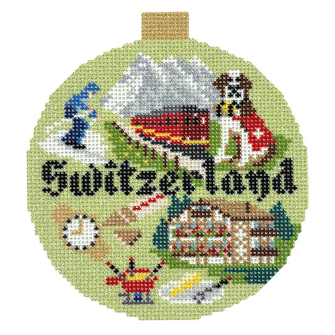Bradley Needlepoint Company
Switzerland Travel Round
KB1406