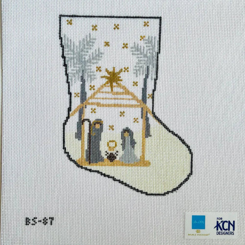 KCN Designs BS-87 O Holy Night Bauble Stocking