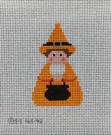 KCN Designs SI165-43 
Orange Witch Angel