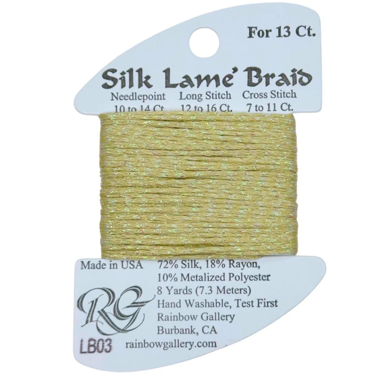Silk Lame 13 - LB03 Ecru