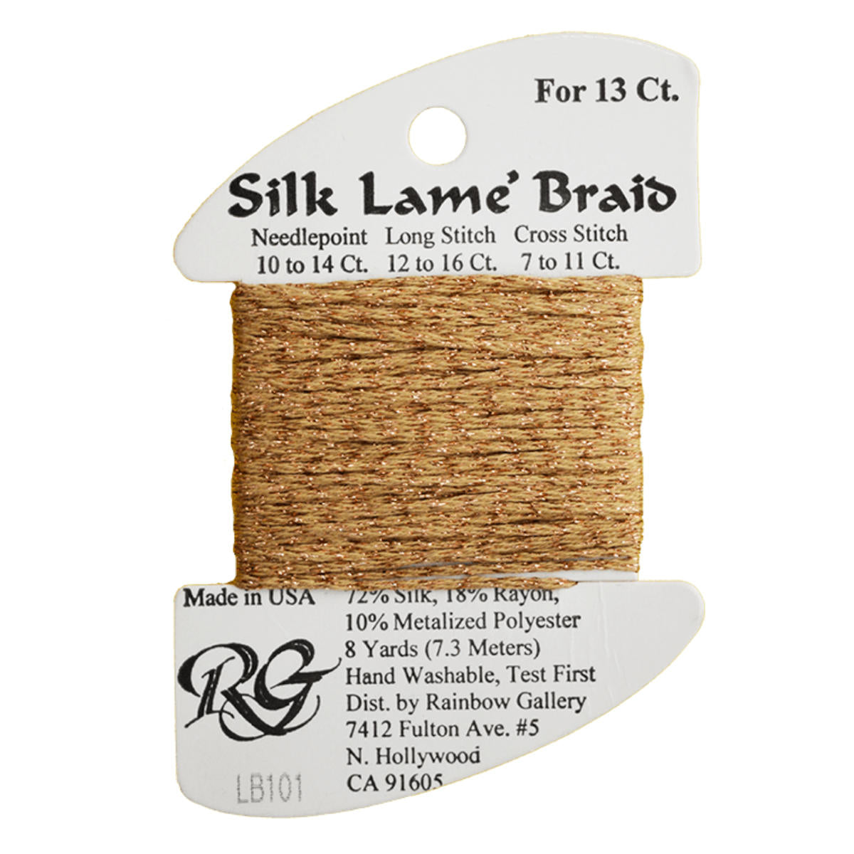 Silk Lame 13 - LB101 Honey Bronze