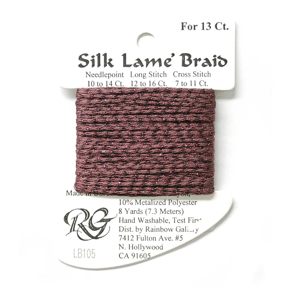 Silk Lame 13 - LB105 Wine