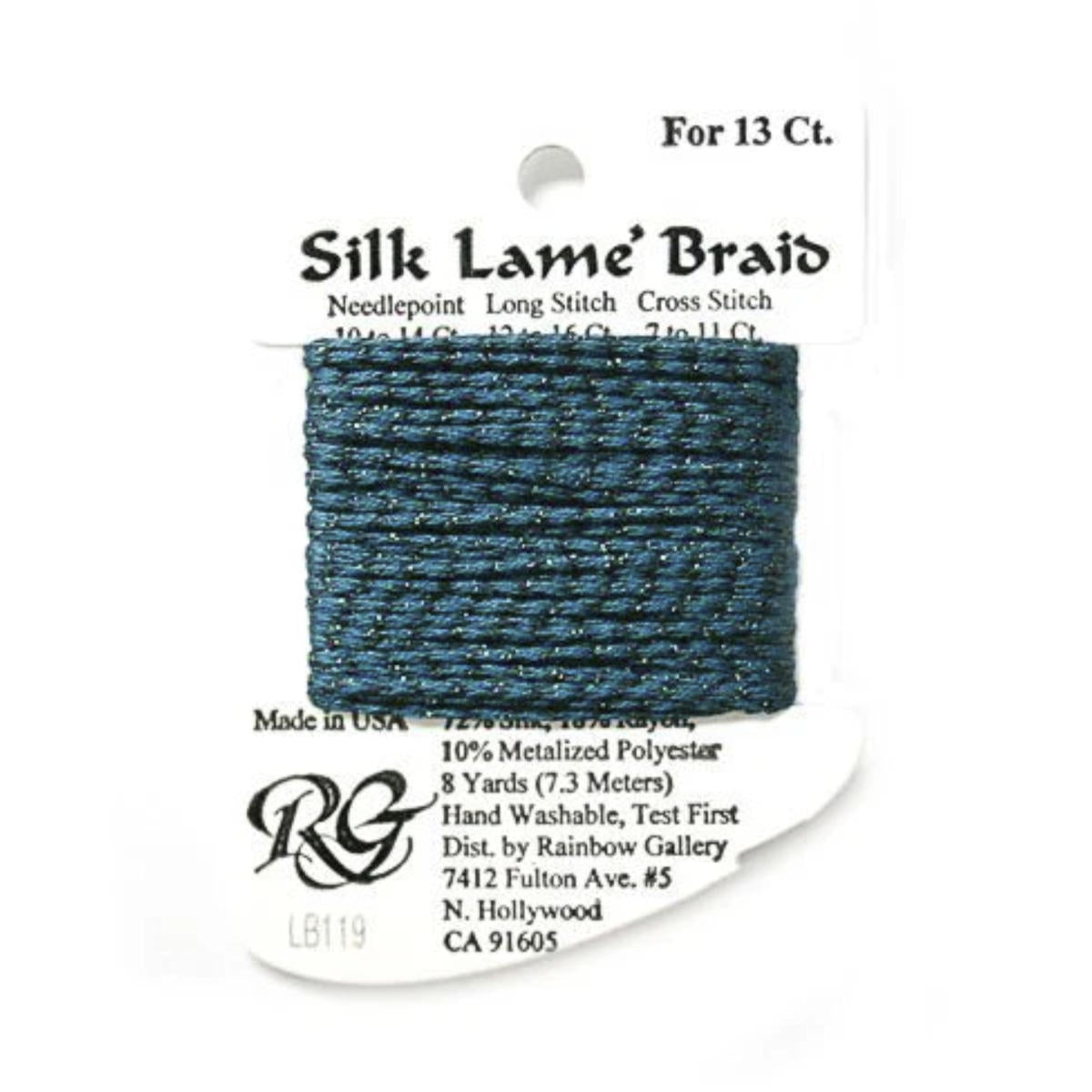 Silk Lame 13 - LB119 Blue Sapphire