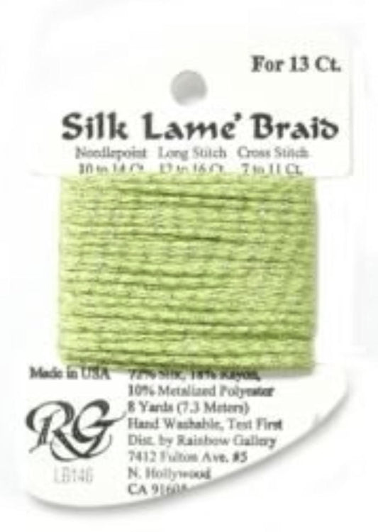 Silk Lame 13 - LB146 Apple Green