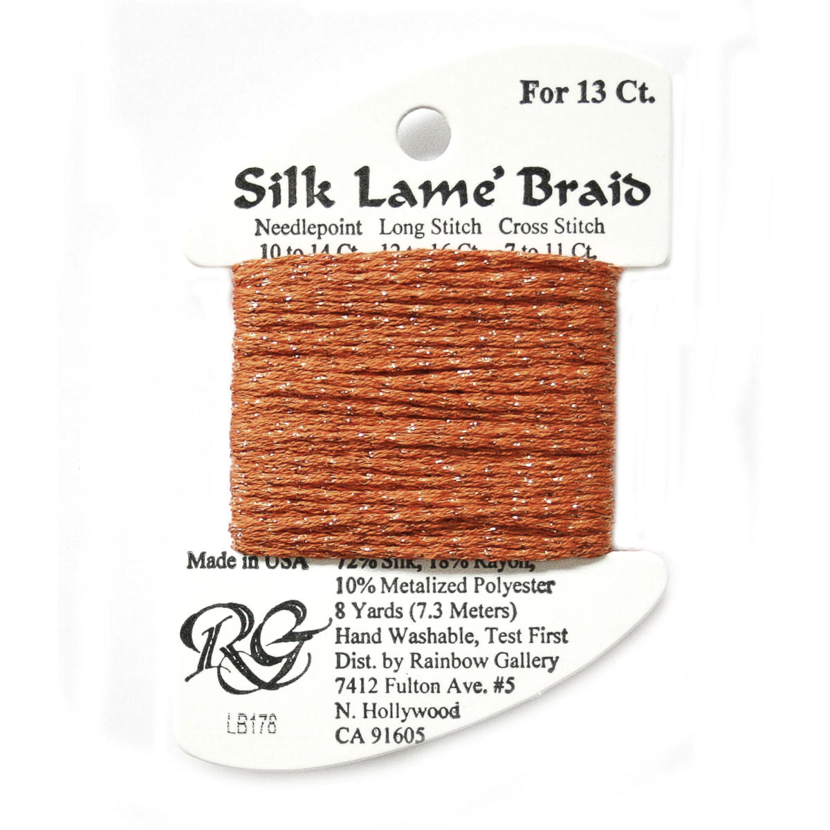 Silk Lame 13 - LB178 Persimmon