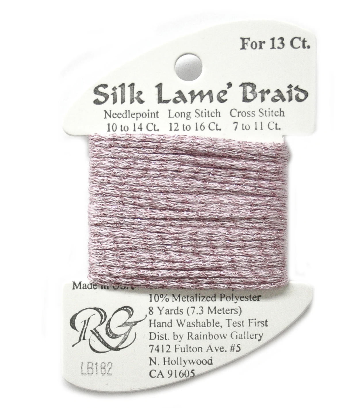 Silk Lame 13 - LB182 Chateau Rose