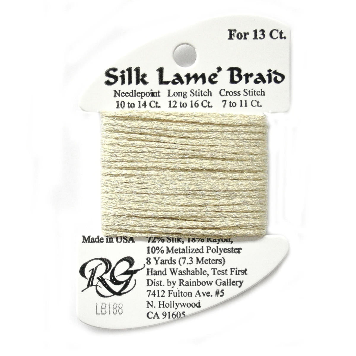 Silk Lame 13 - LB188 Vanilla