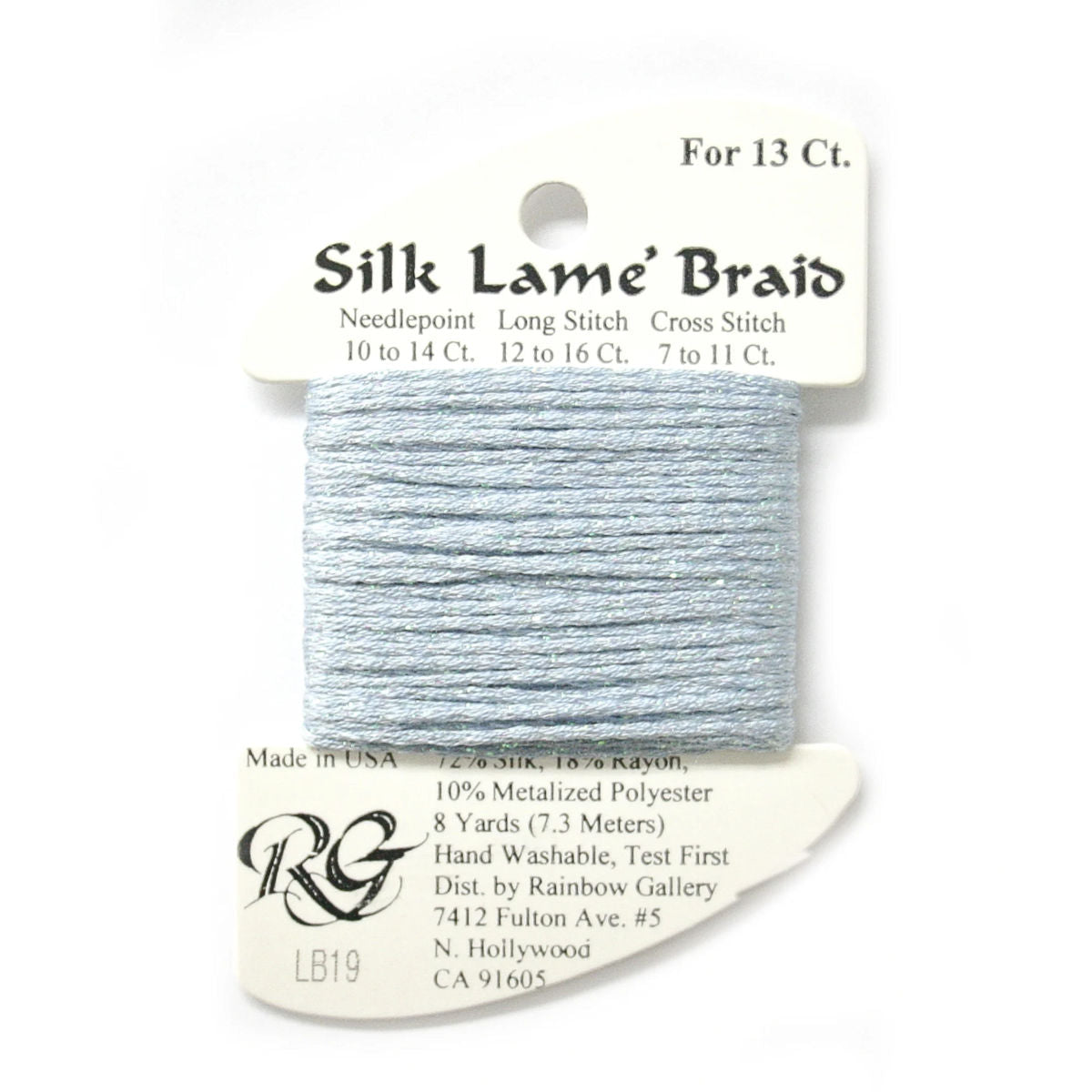Silk Lame 13 - LB19 Antique Blue
