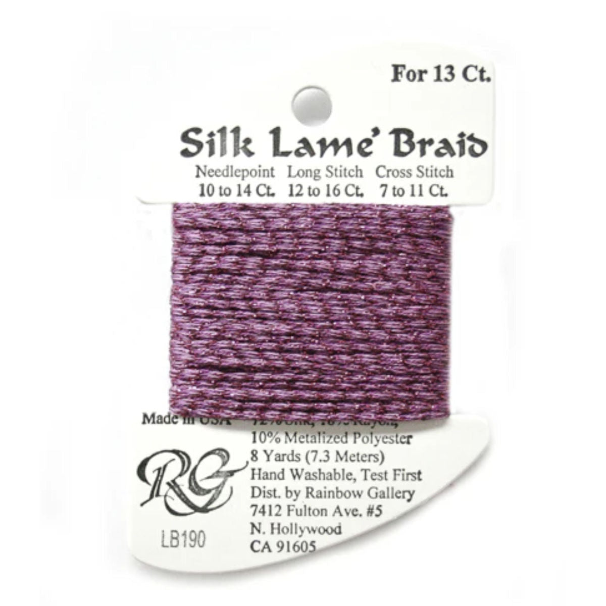 Silk Lame 13 - LB190 Purple Orchid