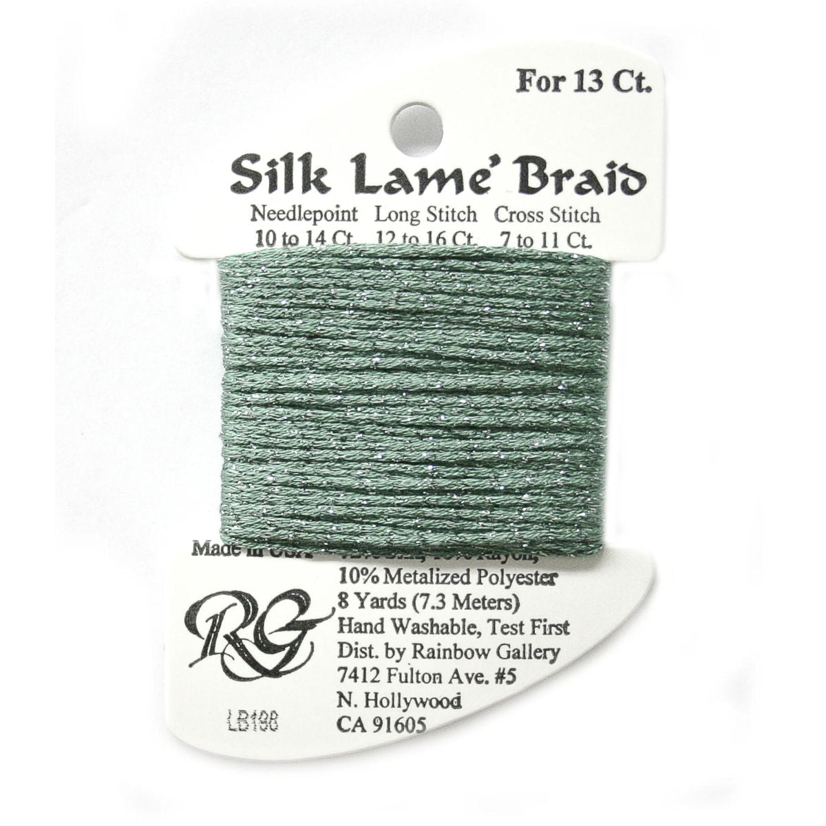 Silk Lame 13 - LB198 Wasabi