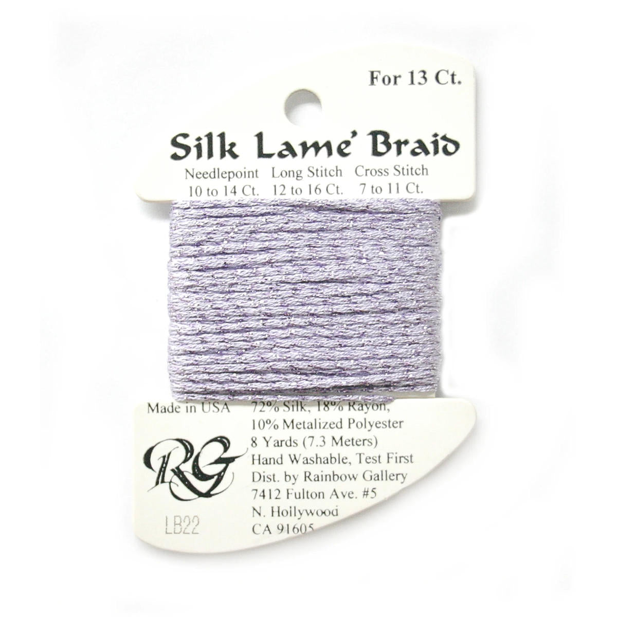 Silk Lame 13 - LB22 Lavender
