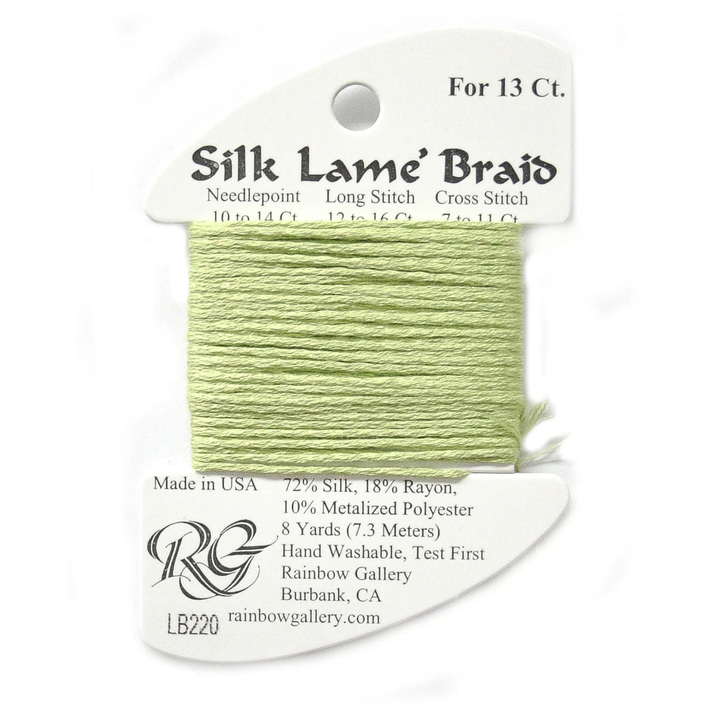 Silk Lame 13 - LB220 Lemon Grass