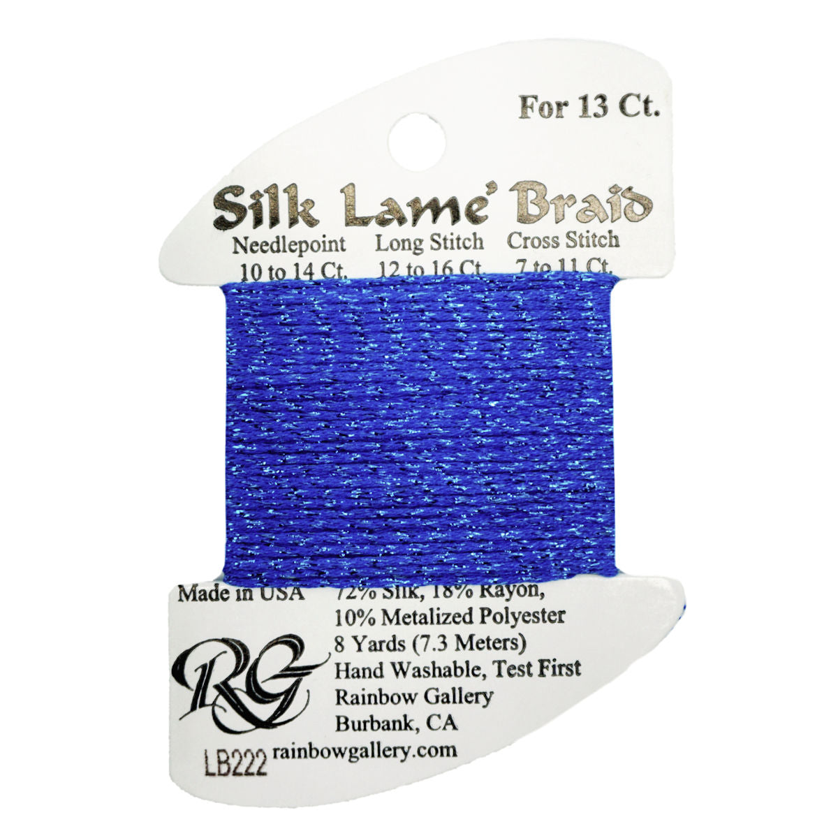 Silk Lame 13 - LB222 Brilliant Blue
