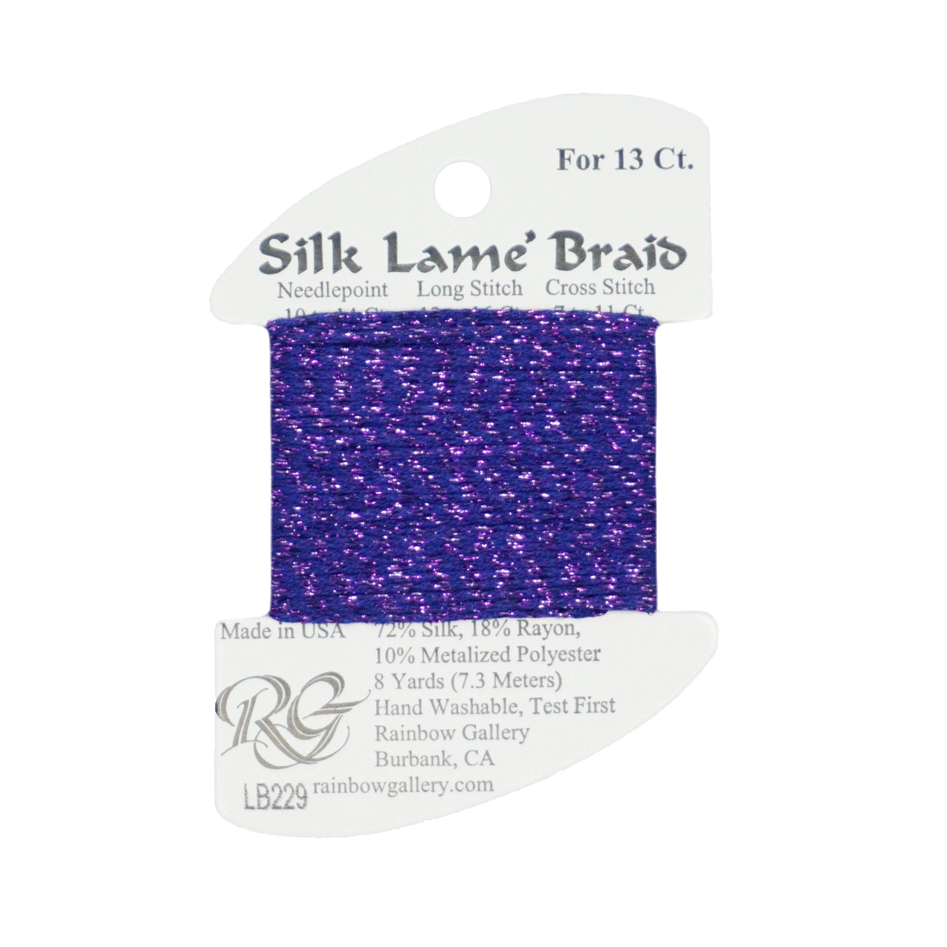 Silk Lame 13 - LB229 Plush Purple