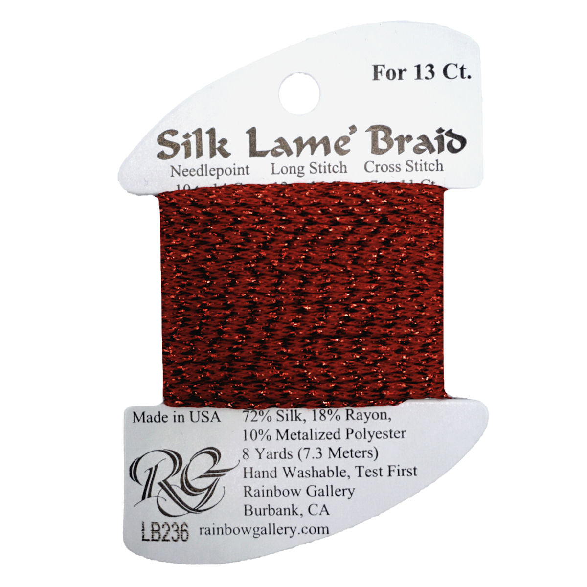 Silk Lame 13 - LB236 True Red