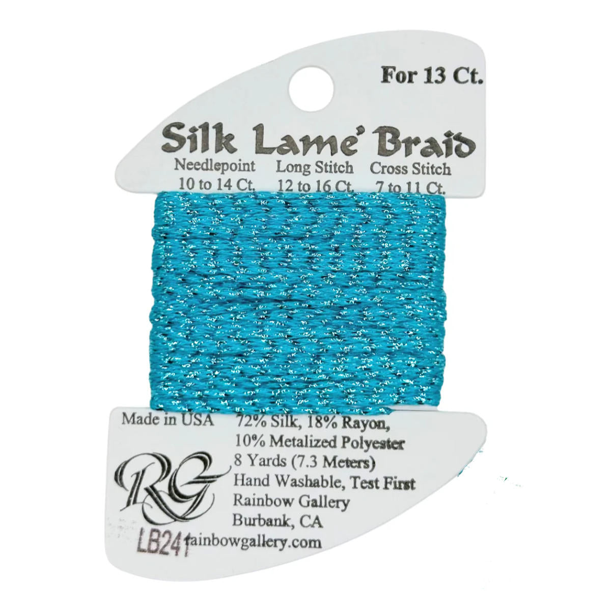 Silk Lame 13 - LB241 Scuba Blue