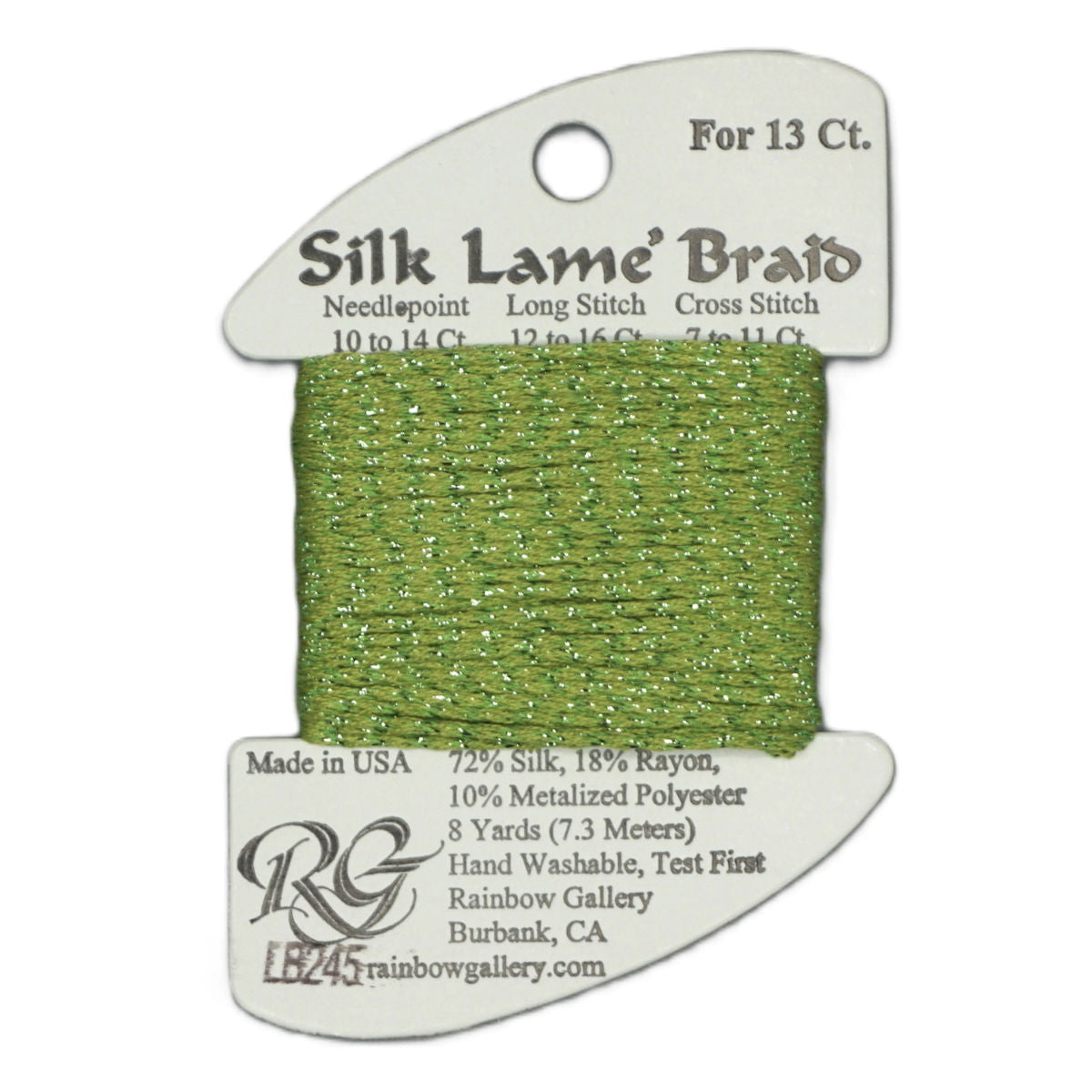 Silk Lame 13 - LB245 Green Banana