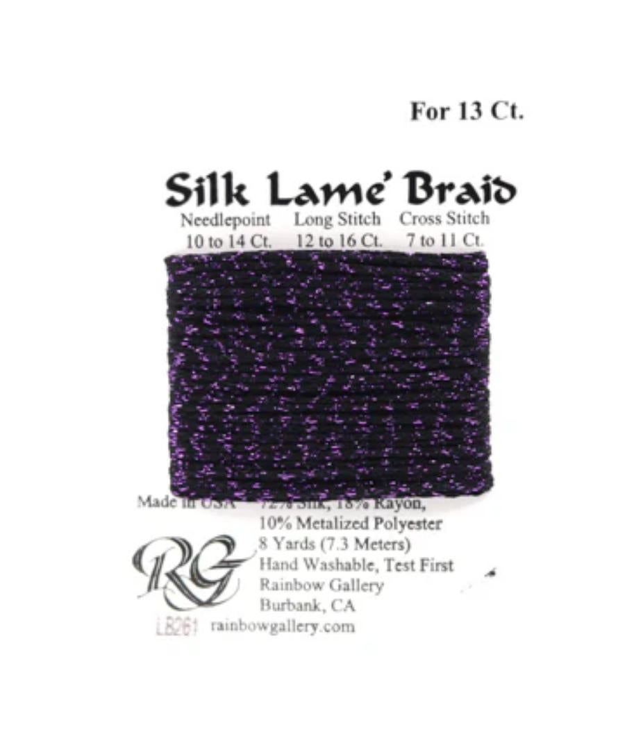 Silk Lame 13 - LB261 Eggplant
