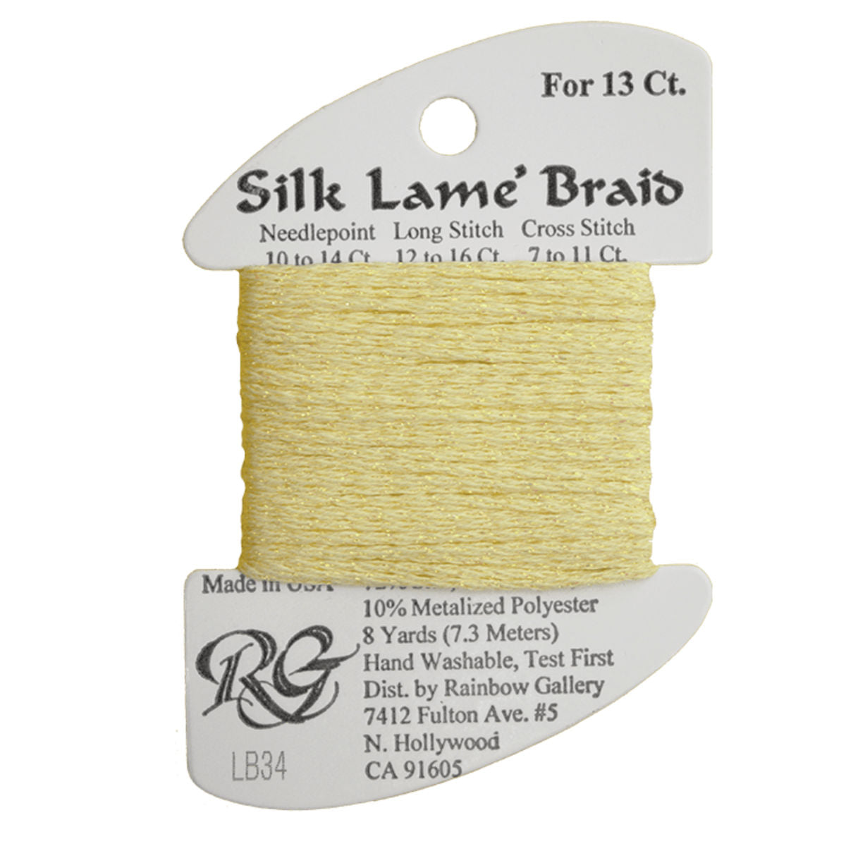 Silk Lame 13 - LB34 Lemon