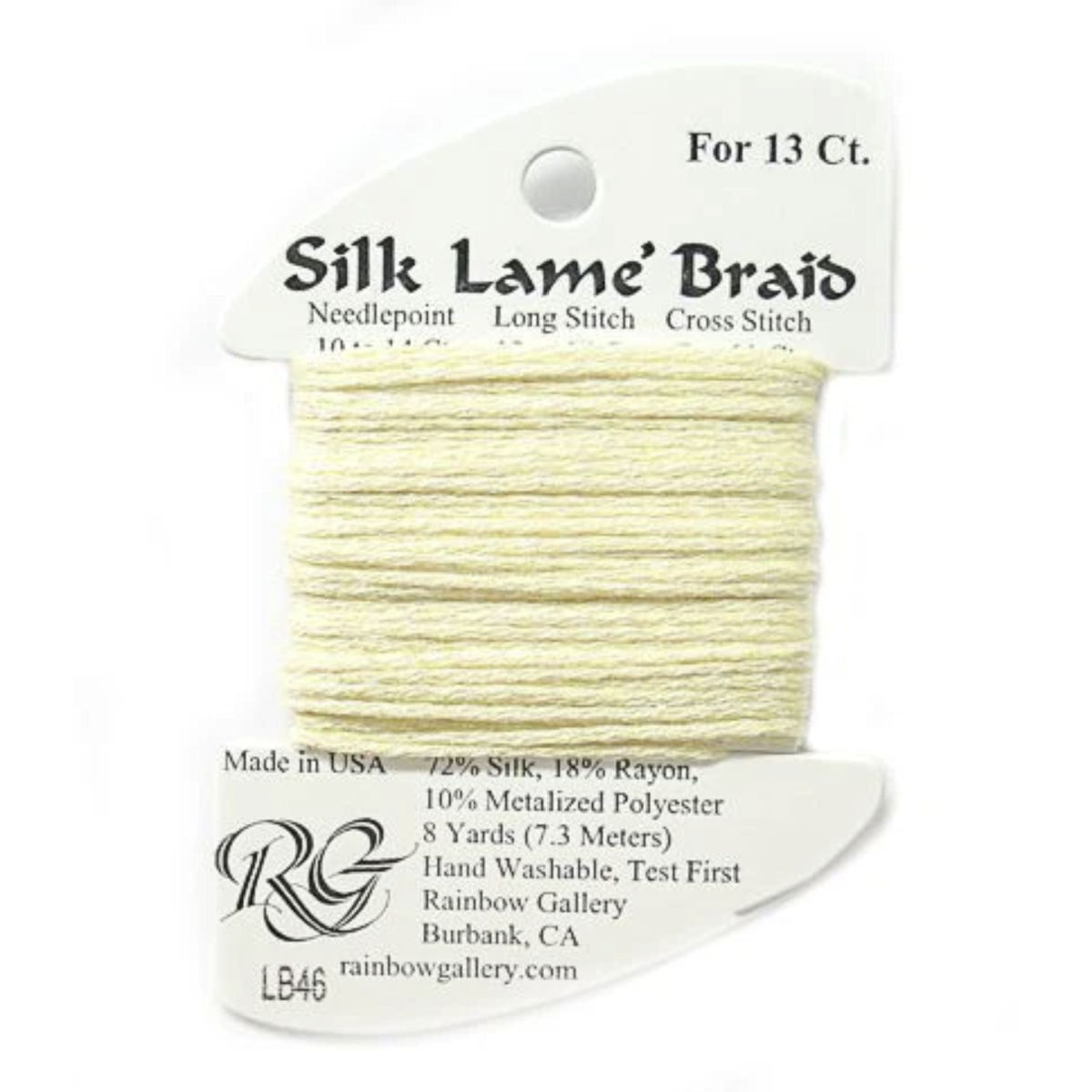 Silk Lame 13 - LB46 Lemon Mist