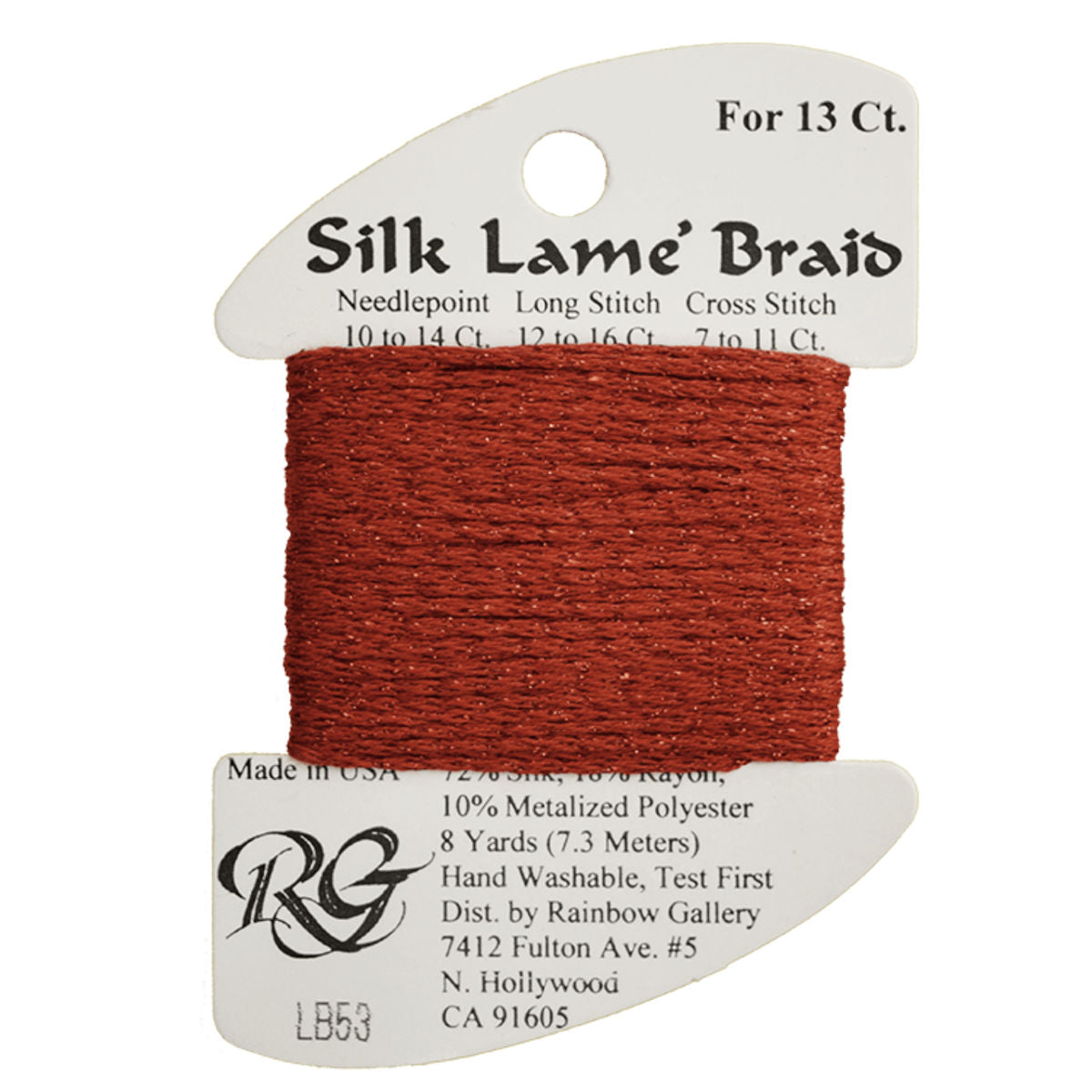 Silk Lame 13 - LB53 Crimson